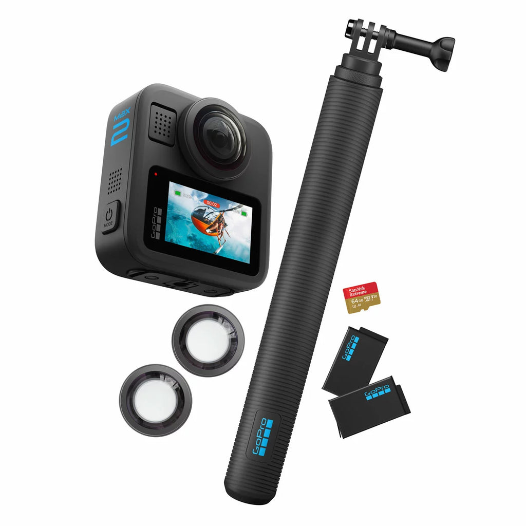 GoPro MAX2 360 Action Camera & Accessories Bundle